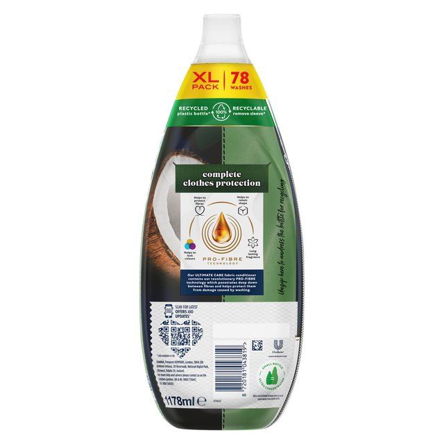 Comfort Ultimate Care Coco Fantasy Fabric Conditioner 78 Wash    1178ml