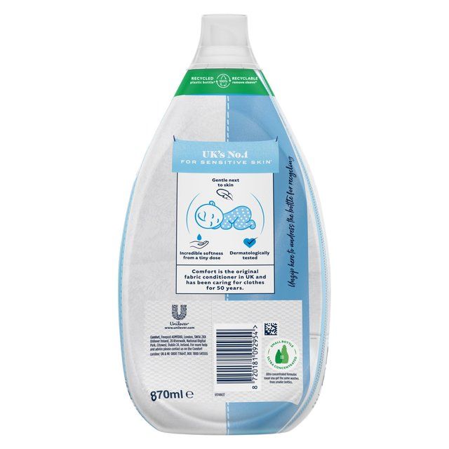 Comfort Ultra Concentrated Fabric Conditioner Pure 58 Wash   870ml