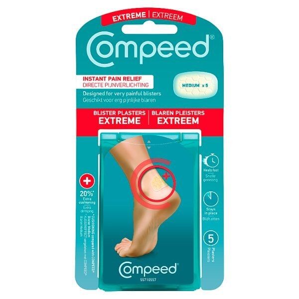 Compeed Cushioned Blister Plasters Medium Pack of 5