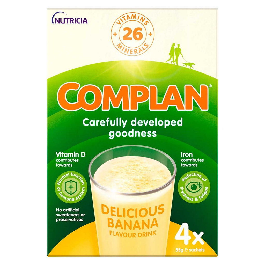 Complan Banana Nutritional Drink Sachet 4x55g