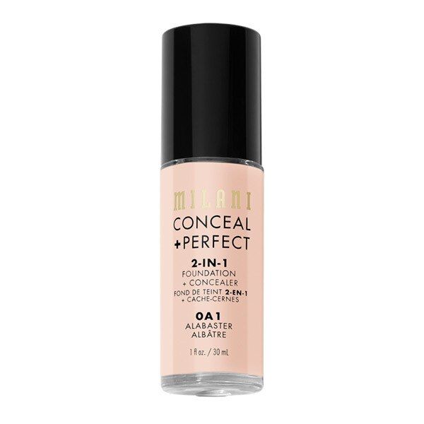 Conceal + Perfect 2 in 1 Foundation 0A1 Alabaster 30ml Creamy Nude 01A