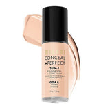 Conceal + Perfect 2 in 1 Foundation 0A1 Alabaster 30ml Ivory