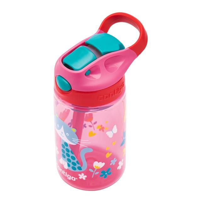 Contigo Gizmo Sip Pink Cat Kids Bottle   480ml