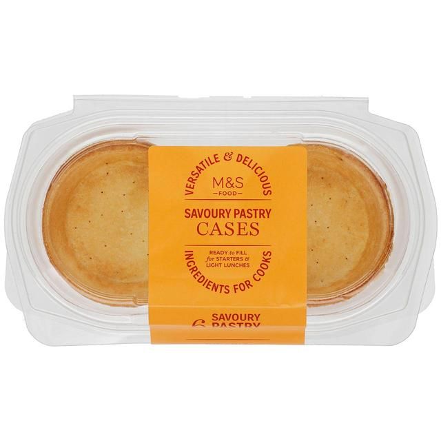 Cook With M&S 6 Savoury Pastry Cases   102g