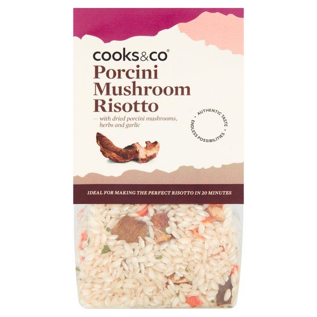 Cooks &amp;amp; Co Porcini Mushroom Risotto   190g