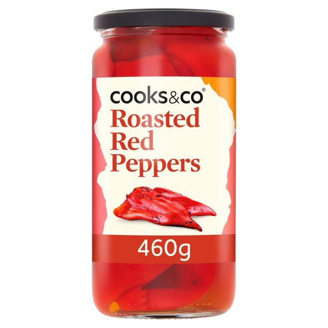 Cooks &amp;amp; Co Roasted Red Peppers   460g