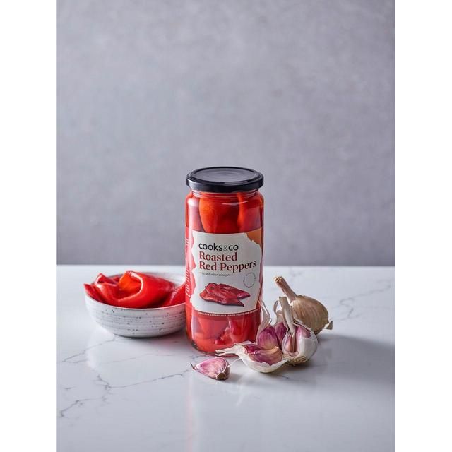 Cooks &amp;amp; Co Roasted Red Peppers   460g