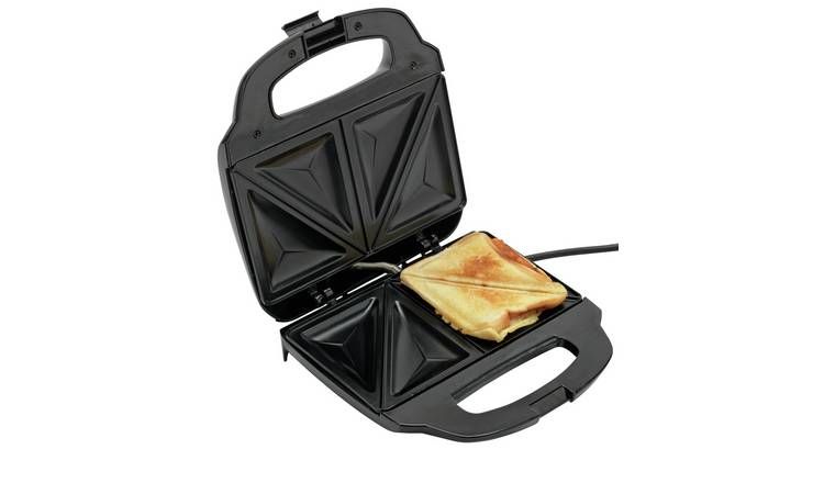 Cookworks 2 Portion Sandwich Toaster - Black