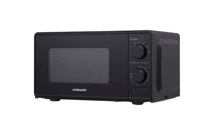 Cookworks 700W Manual Microwave - Black