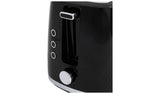 Cookworks Textures Selcey 2 Slice Toaster - Black