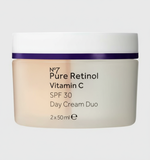 No7 Pure Retinol Vitamin C  SPF 30 Day Cream Duo 2x50ml