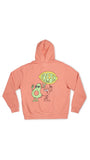 Fresh Values Coral Hooded Sweatshirt