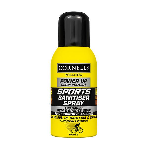 Cornells Wellness Power Up Sports Sanitiser Spray Duo