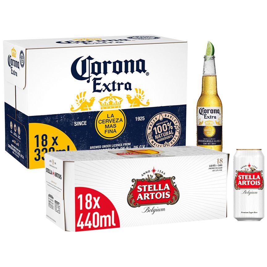 Corona & Stella Artois Bundle