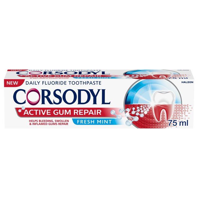 Corsodyl Active Gum Repair Toothpaste Fresh Mint   75ml