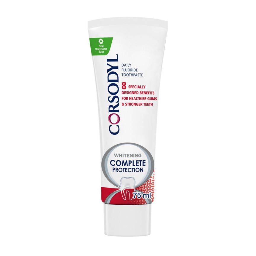 Corsodyl Complete Protection Gum Care Toothpaste Whitening