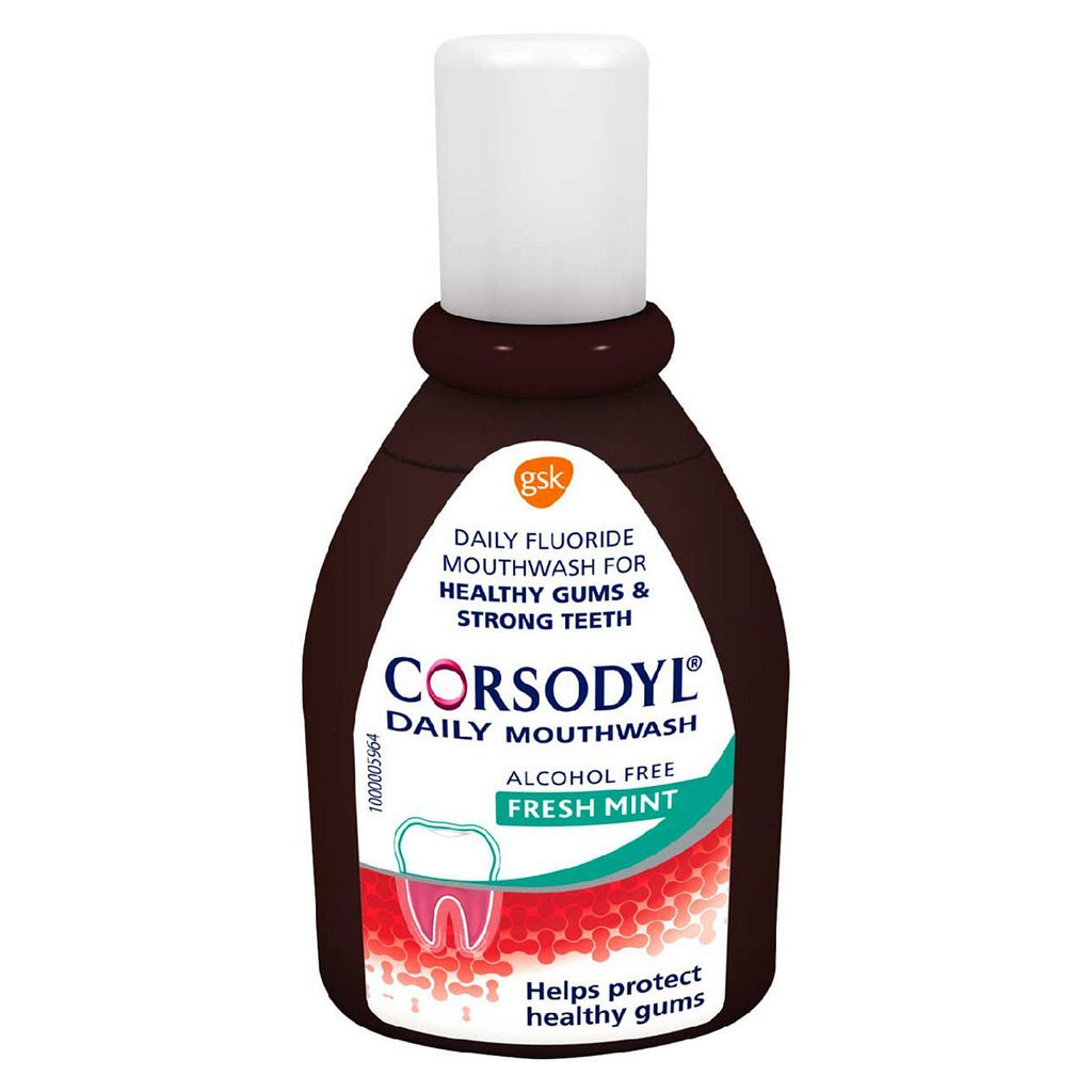 Corsodyl Daily Gum Care Mouthwash Alcohol Free Fresh Mint 50ml