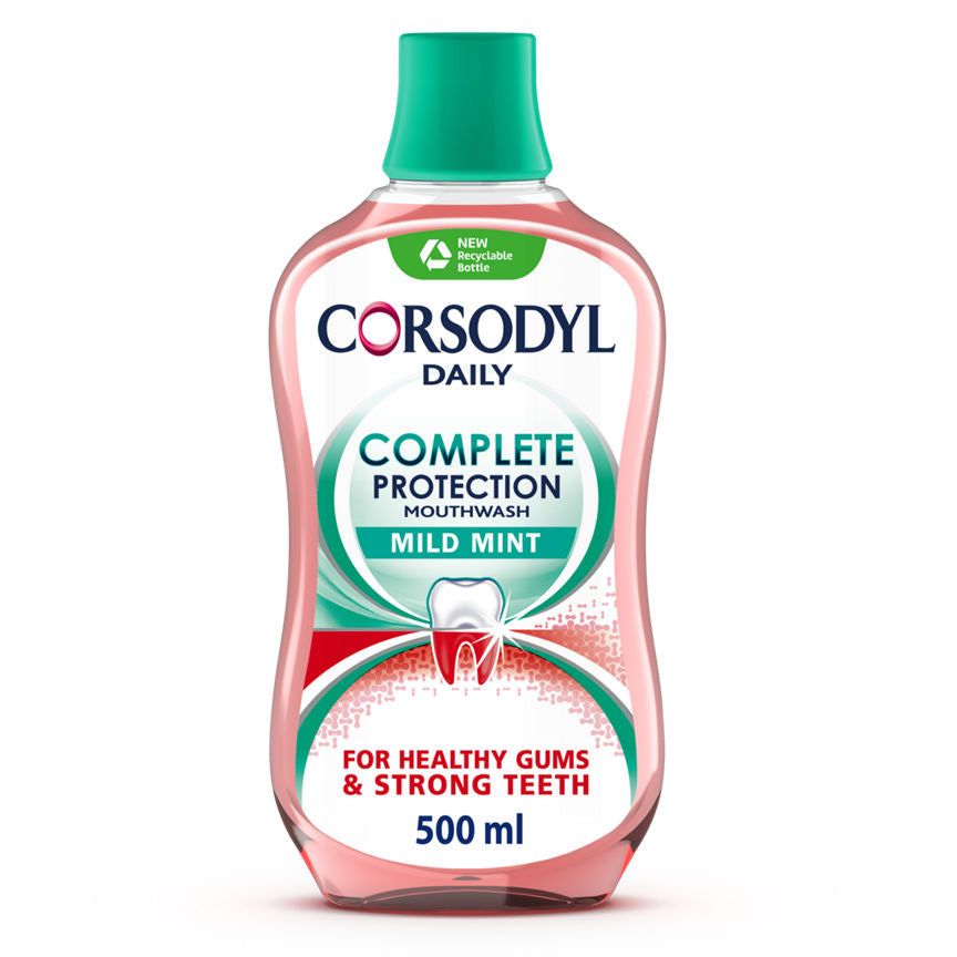 Corsodyl Daily Mild Mint Complete Protection Mouthwash