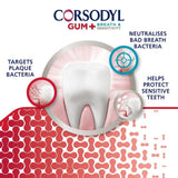 Corsodyl Gum+ Breath &amp;amp; Sensitivity Toothpaste   75ml