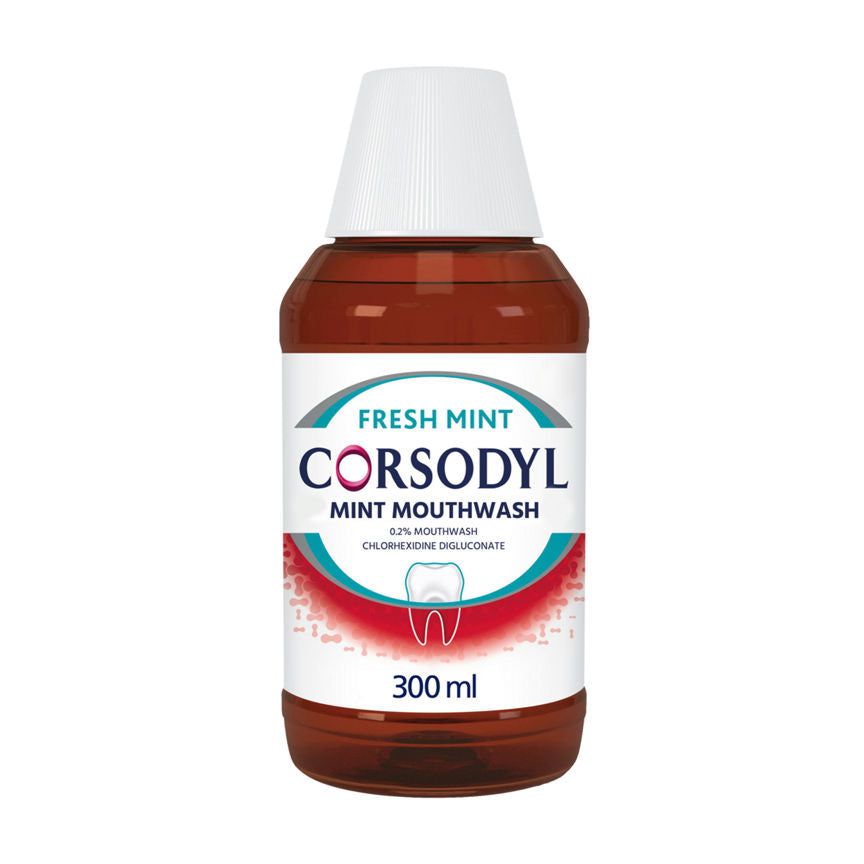 Corsodyl Gum Disease &amp;amp; Bleeding Gum Treatment Mint Mouthwash