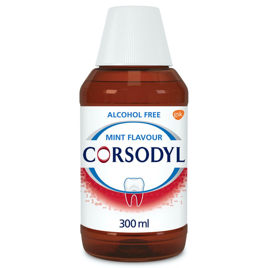 Corsodyl Gum Disease &amp;amp; Bleeding Gum Treatment Mouthwash, 0.2% Alcohol Free