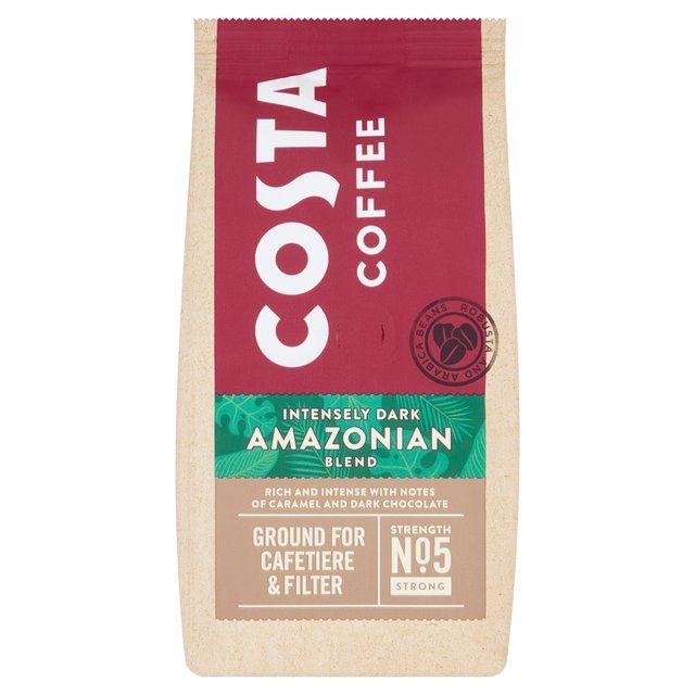 Costa Coffee Ground Intensely Dark Amazonian Blend   200g