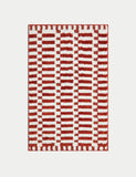 Cotton Blend Geometric Quick Dry Bath Mat