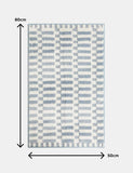 Cotton Blend Geometric Quick Dry Bath Mat