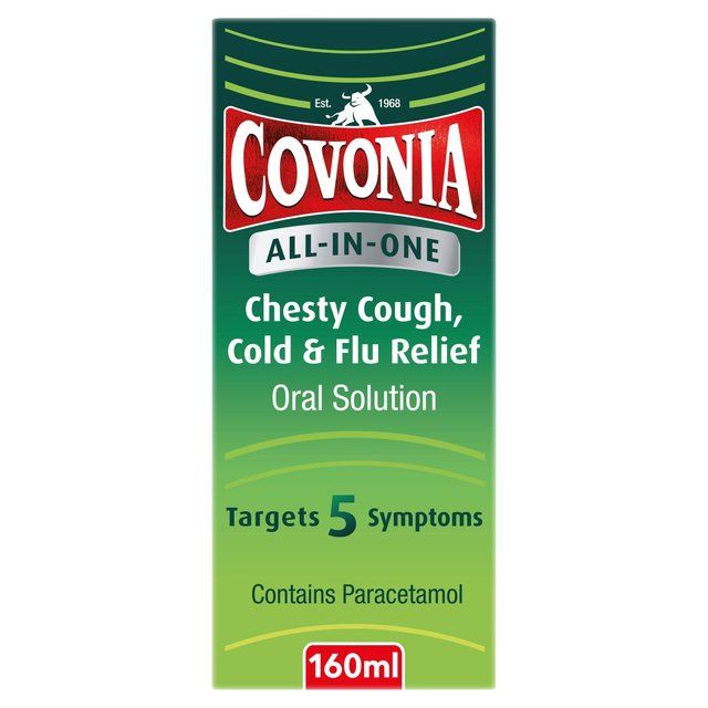 Covonia All-In-One Chesty Cough Oral Solution   160ml