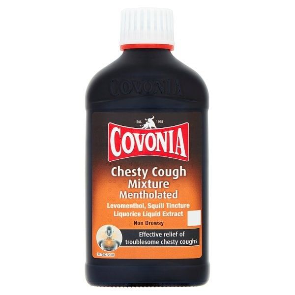 Covonia Chesty Cough Mixture Mentholated 300ml