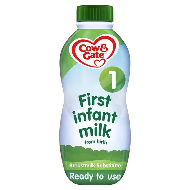 Cow & Gate 1 First Baby Milk Formula Liquid from Birth    1L