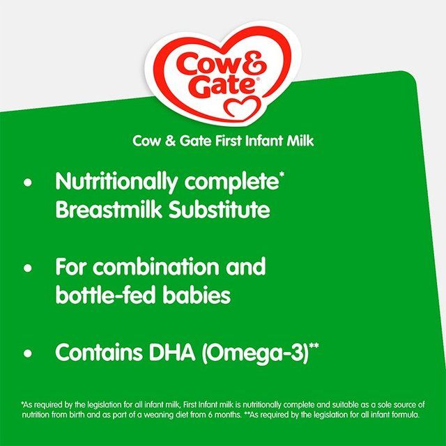 Cow &amp;amp; Gate 1 First Baby Milk Formula Liquid from Birth    1L