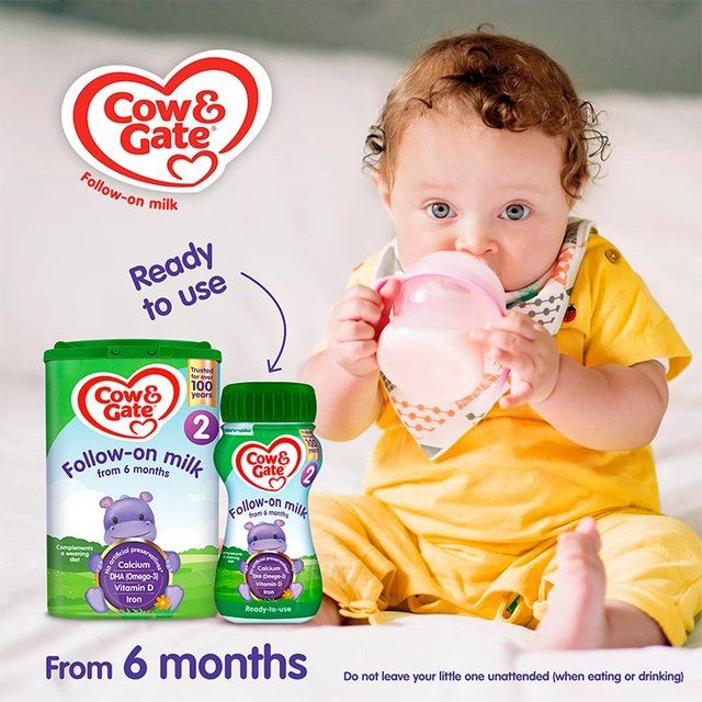 Cow &amp;amp; Gate 2 Follow On Baby Milk Formula Liquid 6-12 Months    200ml