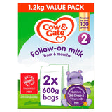 Cow &amp;amp; Gate 2 Follow On Baby Milk Formula Powder From Birth Big Pack 1.2kg