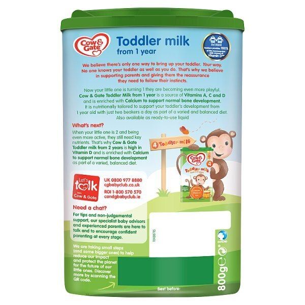 Cow &amp;amp; Gate 3 Toddler Milk Formula Powder 1-2 Years 800g