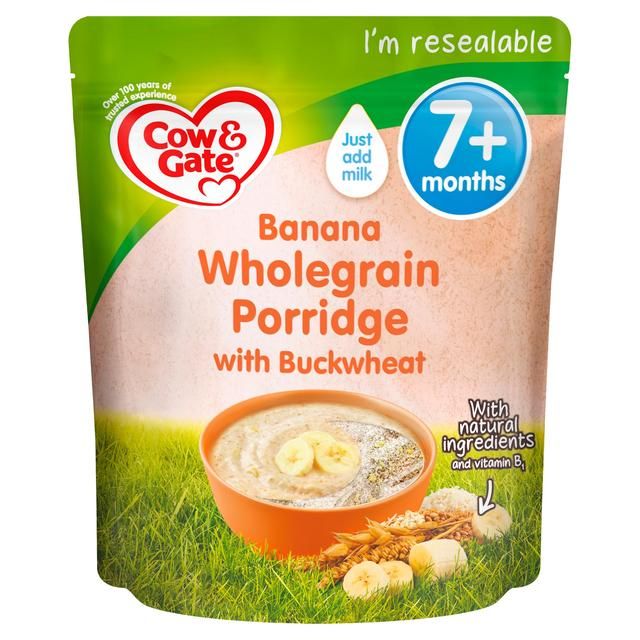 Cow &amp;amp; Gate Banana Wholegrain Porridge Baby Cereal   200g