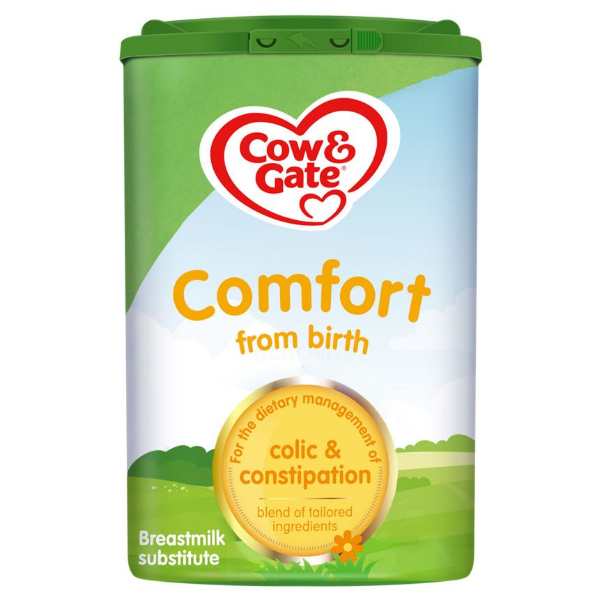 Cow & Gate Comfort Baby Milk Formula Powder from Birth to 12 Months