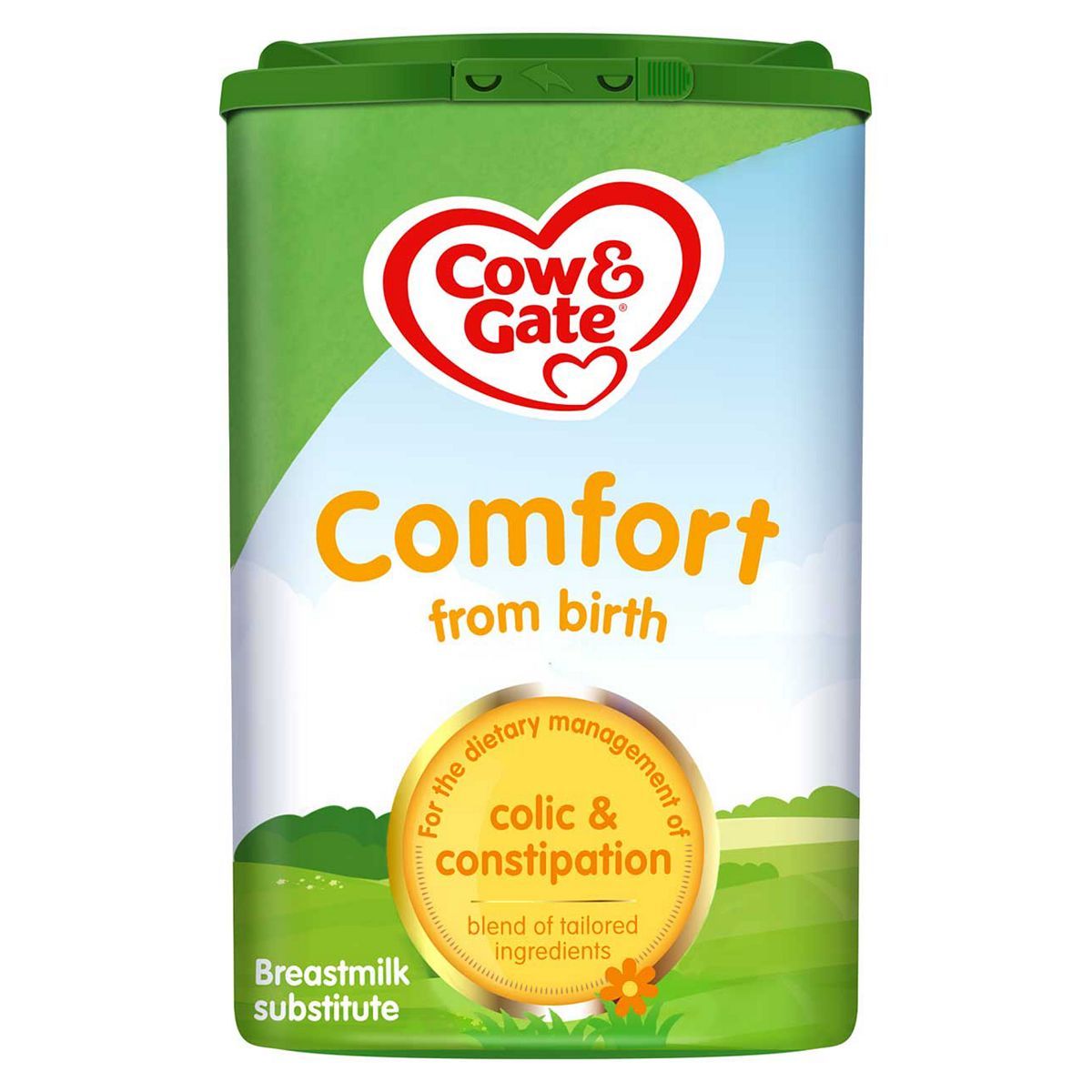 Cow &amp;amp; Gate Comfort Baby Milk Formula Powder from Birth to 12 Months 800g
