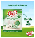 Cow &amp;amp; Gate First Infant Milk Starter Pack from Birth 6 x 70ml