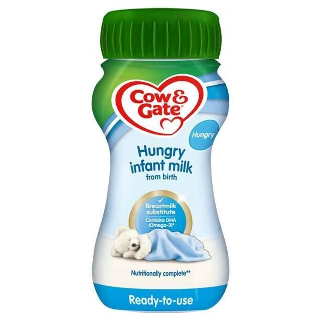 Cow & Gate Hungry Baby Milk Formula From Birth 200ml