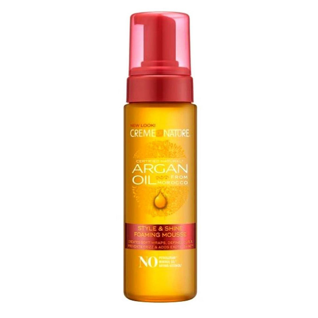 Crème of Nature Argan Shine Foaming Mousse 198ml