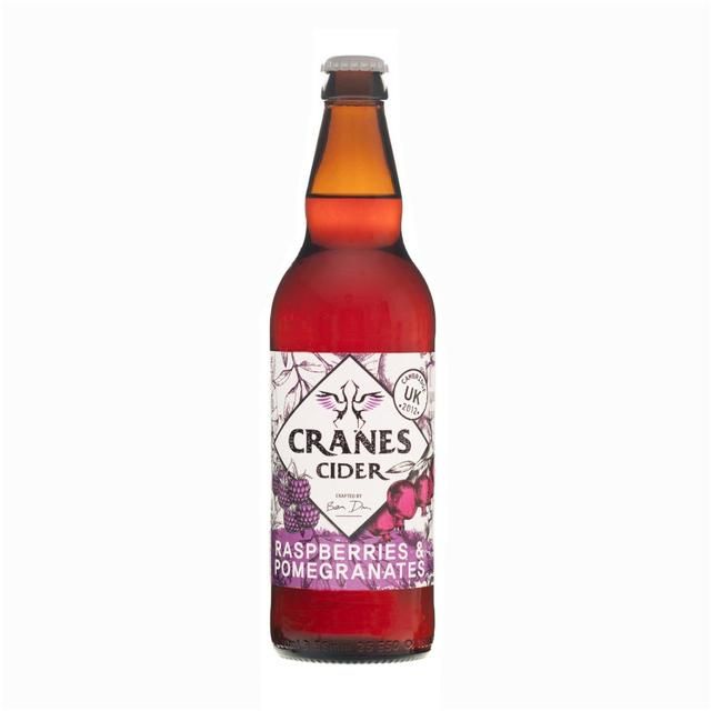 Cranes Cider Raspberries &amp;amp; Pomegranates   500ml