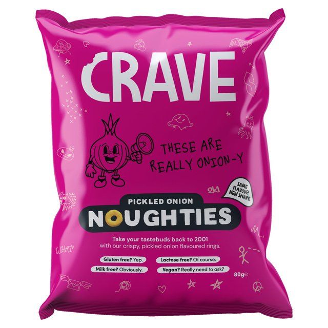 Crave Pickled Onion Noughties   80g