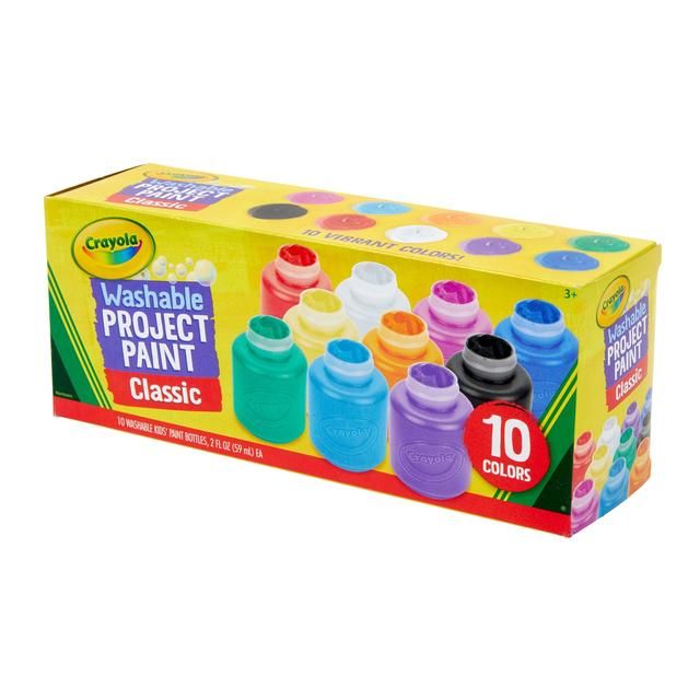 Crayola 10 Washable Kid's Paint