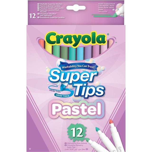 Crayola 12 Pastel Supertips