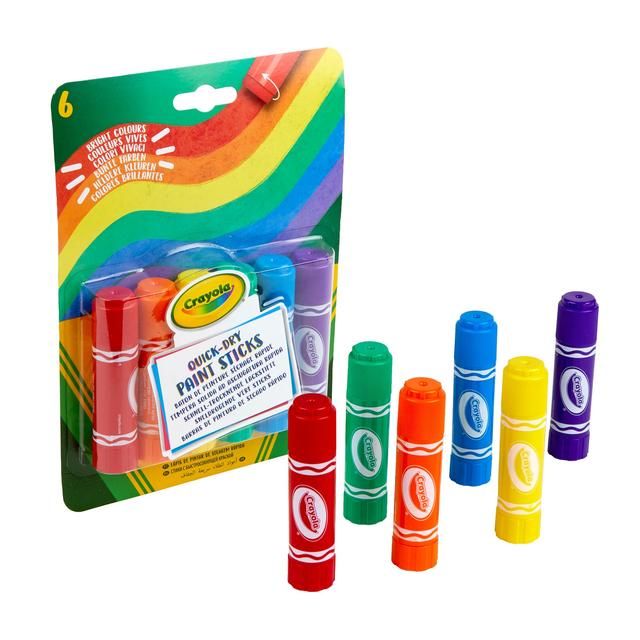 Crayola 6 Washable Paint Sticks