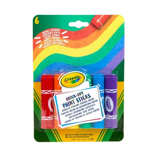 Crayola 6 Washable Paint Sticks