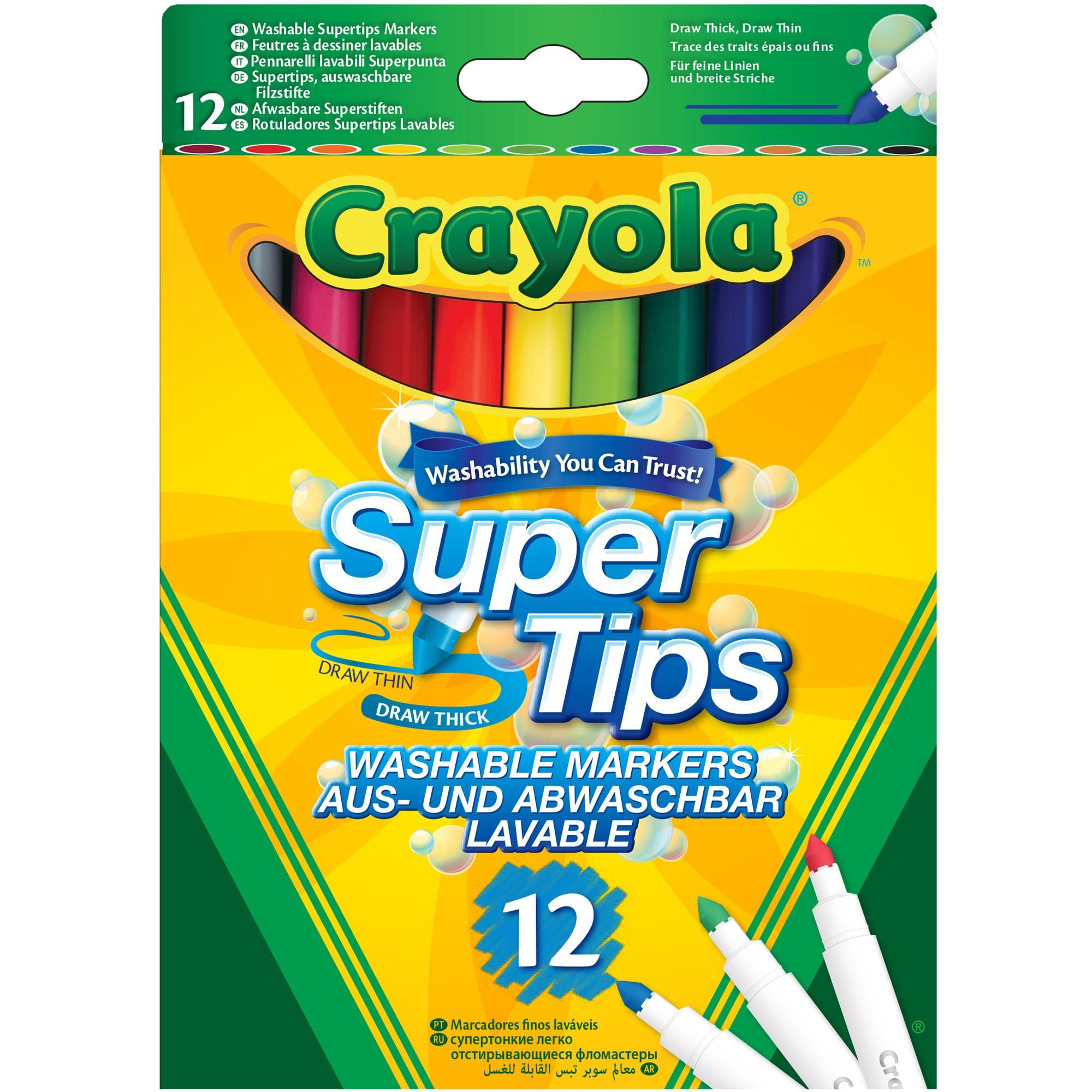 Crayola Bright Supertips 12pk