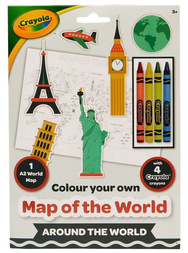 Crayola Colour your own Map of the World