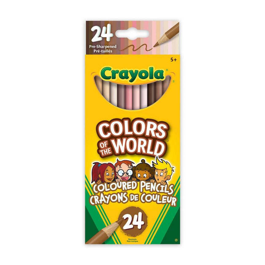 Crayola Colours of the World Coloured Pencils 24 pack